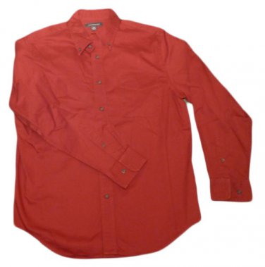 Mens Maroon CROFT & BARROW Button Down Shirt Medium