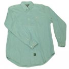 Mens Green HUNT CLUB Button Down Shirt Medium