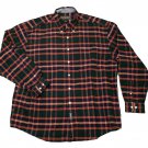 Mens Green Blue Orange OLD SCHOOL CLOTHING CO Button Down Shirt XL