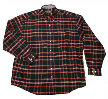 Mens Green Blue Orange OLD SCHOOL CLOTHING CO Button Down Shirt XL