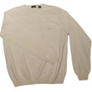 Mens Off White IZOD Pullover Sweater Large