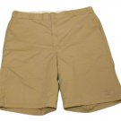 Mens Brown DICKIES Casual Shorts 44 Polyester Cotton Blend