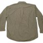 Mens Green White DOCKERS Button Down Shirt XL
