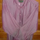 Mens Maroon ALEXANDER JULIAN Button Down Shirt XL