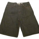 Mens Gray Red CHAMS Denim Shorts 42 100% Cotton