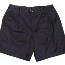 Mens Blue ROUNDTREE & YORKE Pleated Shorts 40 Cotton Blend
