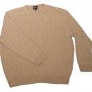 Mens Brown BASS Pullover Sweater XXL 100% Acrylic