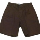 Mens Black DOCKERS Pleated Relaxed Fit Shorts 30