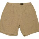 Mens Multi-Color GREG NORMAN Pleated Shorts 33 100% Cotton