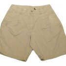 Mens Brown CALVIN KLEIN KHAKIS Pleated Casual Shorts 32 100% Cotton