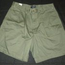 Mens Green DOCKERS Pleated Shorts 32