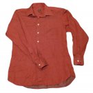 Mens Maroon IKE BEHAR Button Down Shirt 16