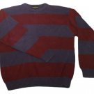 Mens Maroon Gray CROFT & BARROW Pullover Sweater XL