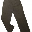 Mens Gray HAGGAR Adj Waist Dress Pants 34 X 28 3/4 Polyester Wool Blend