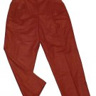 Womens Maroon SAG HARBOR Pleated Dress Pants 14P