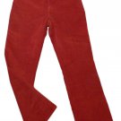 Womens Maroon CHRISTOPHER & BANKS Corduroy Pants 4P