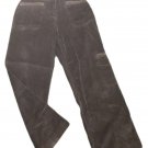Womens Gray J JILL Corduroy Pants 4P X 29 100% Cotton