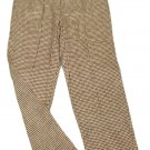 Womens Brown Tan Black JONES NEW YORK Pleated Dress Pants 6