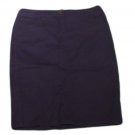 Womens Blue NEW YORK & COMPANY Skirt 2 Cotton Blend