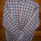 DANIEL CREMIEUX Men's Shirt - Maroon/Gray/Tan - Size Small - EUC