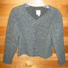 BASS Women's Sweater - Black & Gray - Size M - 100% Polyester *