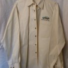 Men's ULTRA CLUB COLLECTION Tan Long Sleeve Casual Shirt 100% Cotton Size L *
