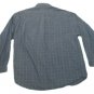 Mens Blue Gray VAN HEUSEN Button Down Shirt Large