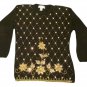 Womens Black VICTORIA HARBOUR Pullover Sweater Medium