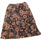 Womens Black Mauve Pink WRAPER Skirt Medium