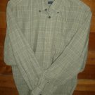 ARROW Men's Shirt - Green/Brown - Size Medium - EUC