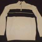Womens Black White NAUTICA Pullover Sweater Large