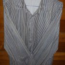 KENNETH COLE Men's Shirt - Gray & Maroon - Size XXL - EUC *