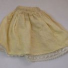 Vintage Barbie & Friends Yellow Skirt with White Trim