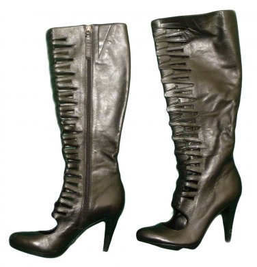 Womens Black CALVIN KLEIN Brielle Boots 7 1/2 M