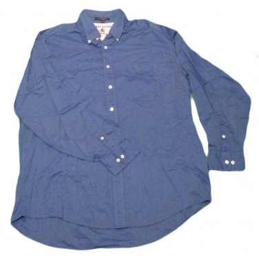 Mens Blue TOMMY HILFIGER Button Down Shirt 17 1/2