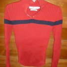 TOMMY HILFIGER Women's Sweater - Red - Size S - 100% Cotton