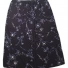 Womens Black Gray Off White BICE SAG HARBOR Skirt 2X 38/40