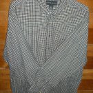 CROFT & BARROW Men's Shirt - Black/Tan - Size XL -  EUC