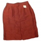 Womens Maroon LIZ CLAIBORNE Skirt 12 NWT