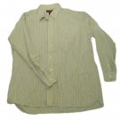 Mens Green Blue White STEVE & BARRYS Button Down Shirt XXL