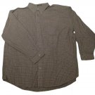 Mens Multi-Color VAN HEUSEN Wrinkle Free Long Sleeve Shirt 2XLT Polyester Blend