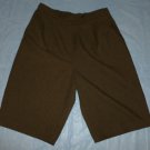 BRIGGS Womens Shorts Brown Waist Size 30 EUC