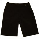 Womens Black IZOD Stretch Shorts 2 Ladies