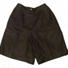 Womens Black TALBOTS Pleated Shorts 8