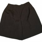 Womens Black REQUIREMENTS Pleated Dress Casual Shorts 12