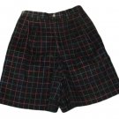 Womens Black Green Blue LIZ CLAIBORNE  LIZSPORT Corduroy Pleated Shorts 4