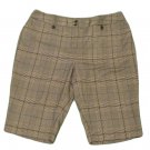 Womens Black Gray APT 9 Ava Style Shorts 16