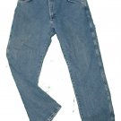 Mens Blue WRANGLER Denim Jeans 40 X 31 100% Cotton