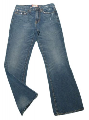 Mens Blue MOSSIMO SUPPLY CO Bootcut Denim Jeans 29 X 28 1/2 100% Cotton