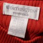 Womens Red WORTHINGTON Pullover Blouse Medium